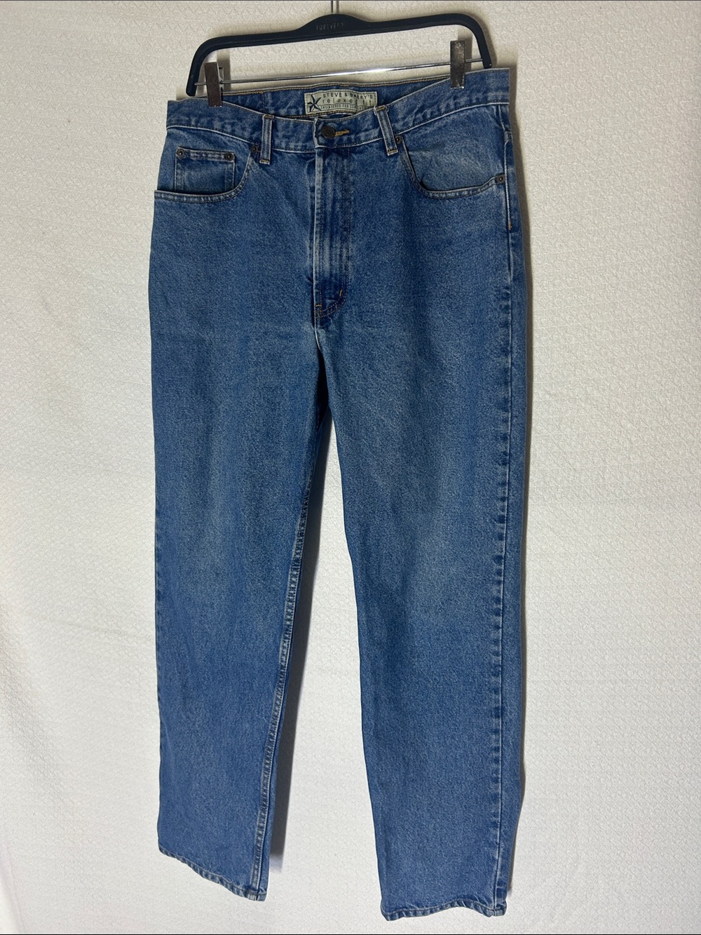 Steve & Barry's Men's Vintage Relaxed Blue Denim Jeans